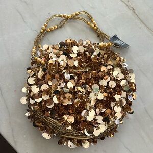 Golden party bag
